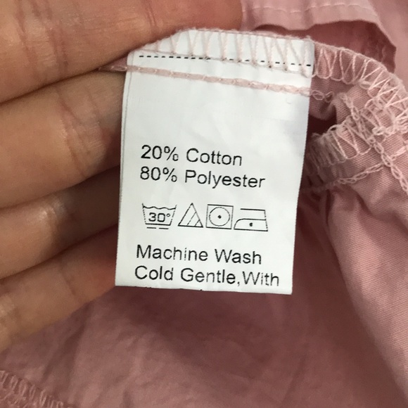 SHEIN pale pink babydoll cropped tank top, size medium - Picture 5 of 7